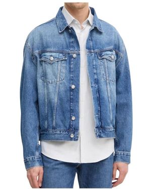 Calvin Klein Denim Jackets - Blu