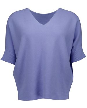 no man's land V-Neck Knitwear - Blu
