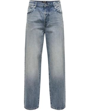 Only & Sons Straight Fit Jeans - Blue