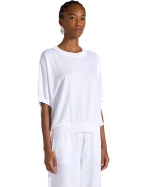 Liviana Conti Truien & Vesten ,Wit ,Leer Sweaters