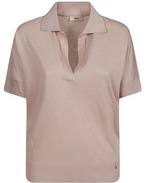 Herno Polo Shirts - Natural