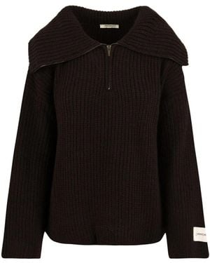 hinnominate Pearl Half Zip Sweater - Schwarz