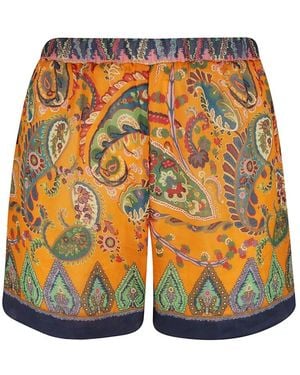 Etro Casual Shorts - Orange