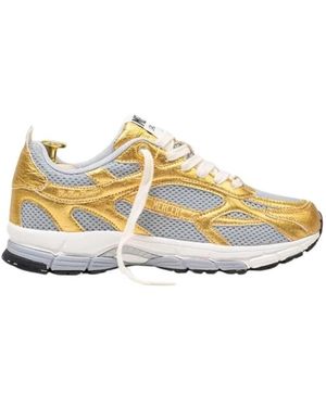 The Mercer Brand Sneakers Mit Mesh-Einsätzen - Mettallic