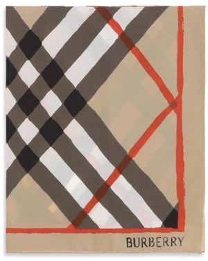 Burberry Silky Scarves - Marrone