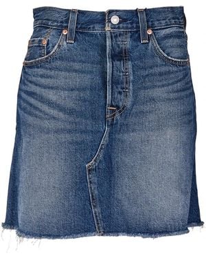 Levi's Rokken ,Blauw ,Katoen Deconstructed Rok