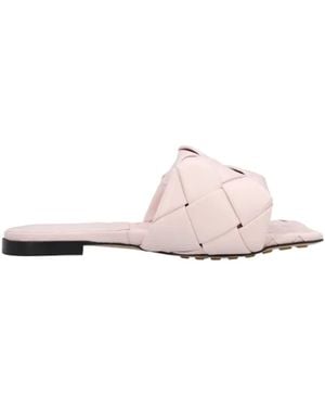Bottega Veneta Sandali piatti di lusso rosa