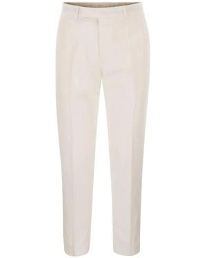 PT Torino Suit Trousers - White