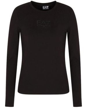 EA7 Long Sleeve Tops - Zwart