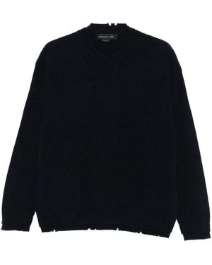 FEDERICO CINA Round-Neck Knitwear - Negro