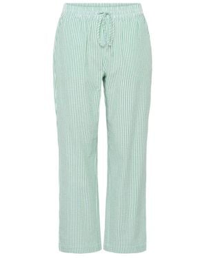 Saint Tropez Straight Trousers - Verde