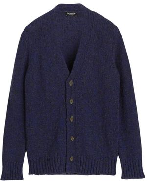 Dondup Bouclé Cardigan Für Stilvolles Aussehen - Blau