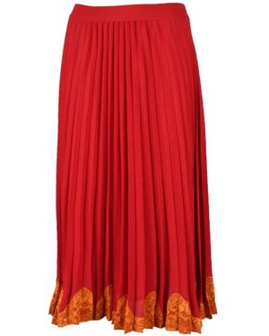 Semicouture Midi Skirts - Red