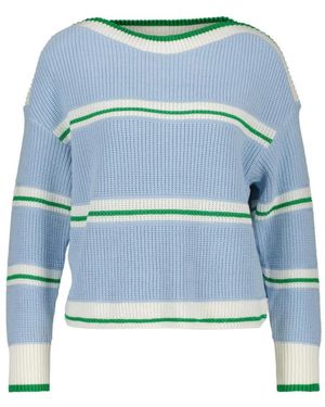 Marc Cain Rundhals-Strickware - Blau