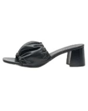 Closed Heeled Mules - Blau