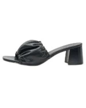 Closed Schoenen ,Zwart ,Leer Sandalia - Blauw
