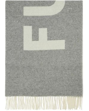 Fusalp Accessoires ,Grijs ,Wol Oversized Sjaal