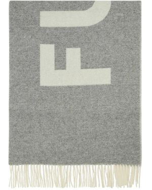 Fusalp Accessoires ,Grijs ,Wol Oversized Sjaal