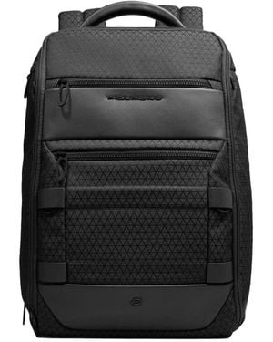 Piquadro Modularer Reiserucksack - Schwarz