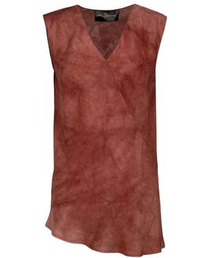 Cortana Sleeveless Tops - Brown
