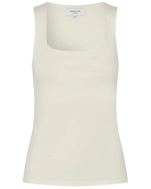 Rosemunde Sleeveless Tops - Blanc