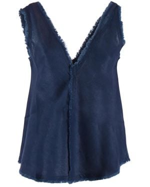 P.A.R.O.S.H. Sleeveless Tops - Blue