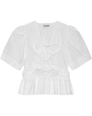 Ganni Blouses - White