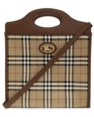 Burberry Logo Bag - Braun