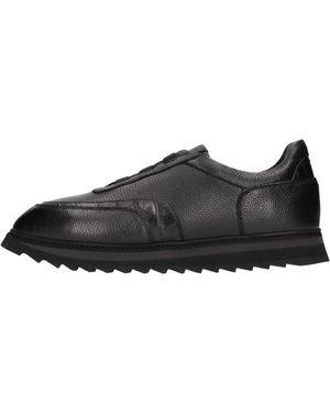 Doucal's Schoenen ,Zwart ,Leer Leren Instappers