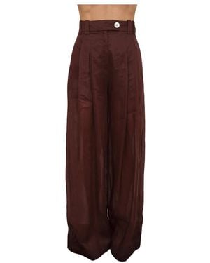Marella Wide Trousers - Purple
