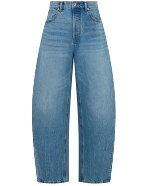 Alexander Wang Jeans ,Blauw ,Katoen Crystal Blow Up Jean