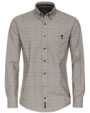 CASA MODA Herren Business Hemd - Grau