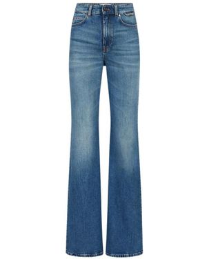 Iceberg Logo-Patch Flared Jeans - Blau