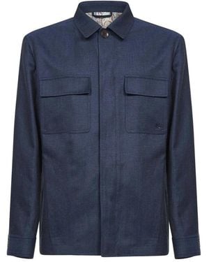 Etro Light Jackets - Blue