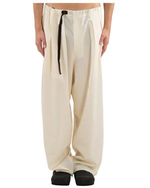 Seven Gauge Wide Trousers - Naturel