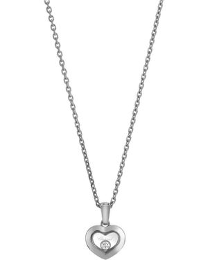 Chopard Accessoires ,Wit ,Happy Diamonds Icons Pendant - Metallic