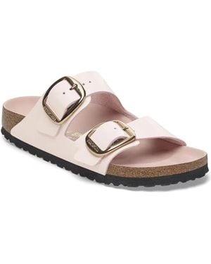 Birkenstock Rose Shine Schnalle Sandalen - Pink