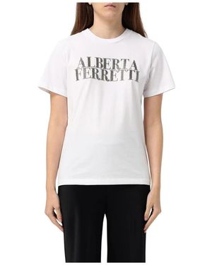 Alberta Ferretti T-Shirts - White