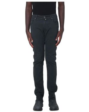Jacob Cohen Jeans ,Groen ,Katoen Pant 5 Pkt Slim Fit Bard Saia - Zwart