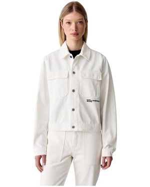KARL LAGERFELD Denim Jackets - Blanco