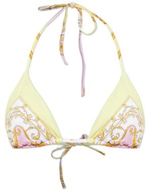 Versace Badmode ,Veelkleurig ,Self-Tie Triangle Cup - Metallic