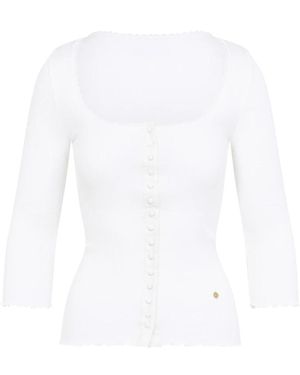 Chloé Weißer Pullover Aw25 Klassischer Stil
