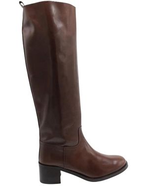 CTWLK Kiten Over-Knee Laarzen - Bruin