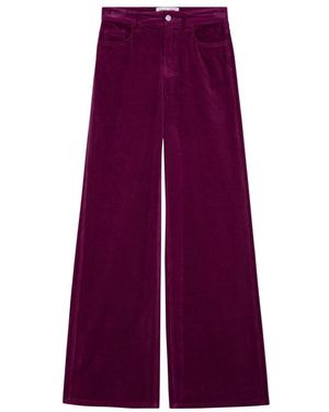 Department 5 Wide Trousers - Violet