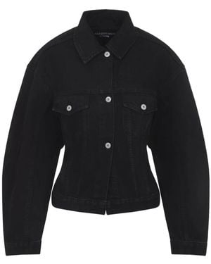 Jacquemus Jassen ,Zwart ,Katoen De-Nîmes Jas