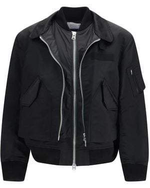 Sacai Bomber Jackets - Negro