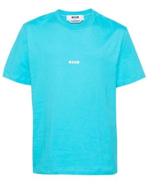 MSGM T-Shirts - Blue