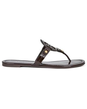 Tory Burch Miller Platte Teensandaal - Bruin