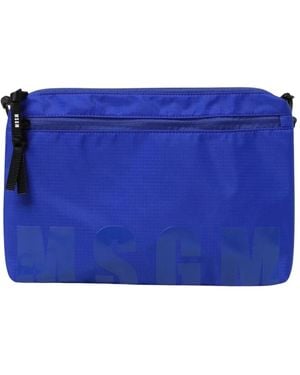 MSGM Cross Body Bags - Blue