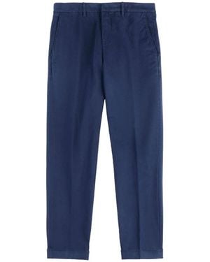 Fay Denim Hose Mit Umgeschlagenem Saum - Blau